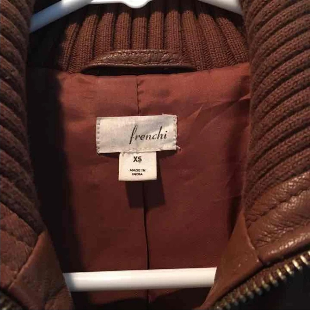 Frenchi real leather jacket - Picture 3 of 4